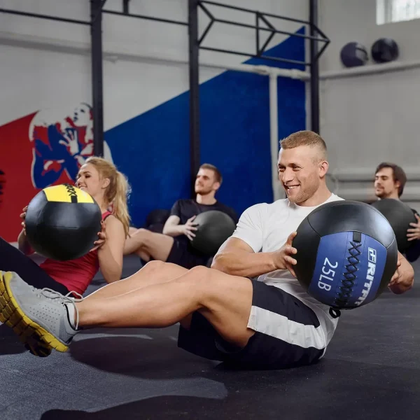 Medicine Ball / weight ball, Fitness Gym Equipment for Core Training and Cross Training (5/10/15/20/25/30 lbs) - Image 5