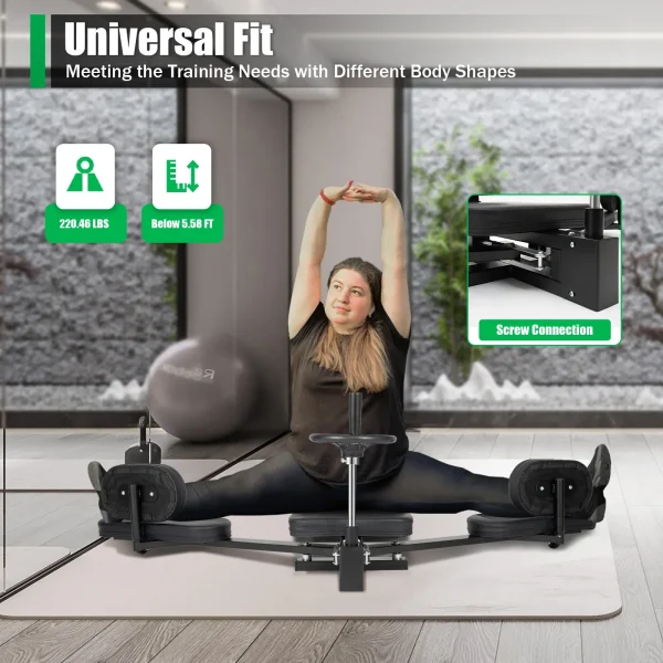 Leg Stretcher, 3 Bar Leg Spreader, Heavy Duty Leg Split Machine for Leg Stretching, Leg Press Machine Flexibility - Image 4