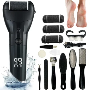 Electric Foot File Grinder Callus Remover Machine Pedicure Device Foot Care Tools Feet Heels Dead Hard Skin USB for Men Women