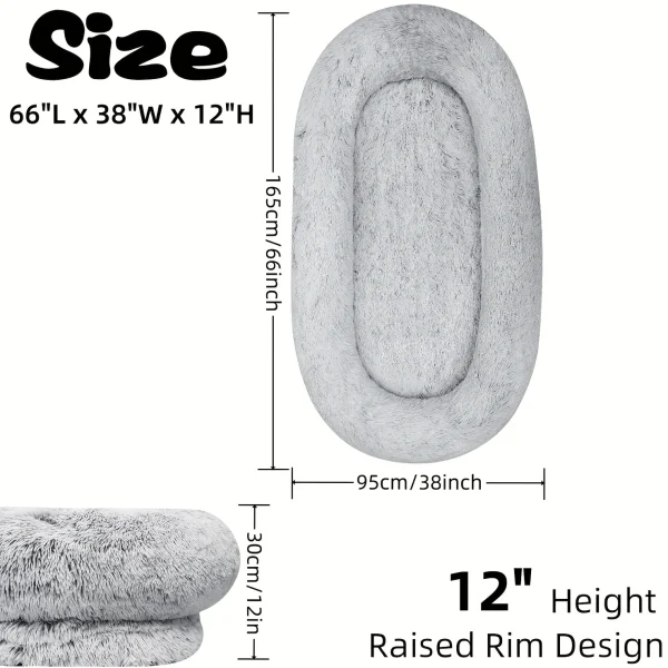 Large Human Dog Bed Human-Sized Big Dog Bed For Adults  pet bed  dog beds for large dogs Pet supplies - Image 2