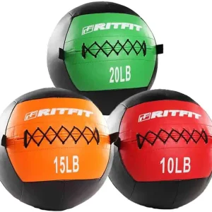 Medicine Ball / weight ball, Fitness Gym Equipment for Core Training and Cross Training (5/10/15/20/25/30 lbs)