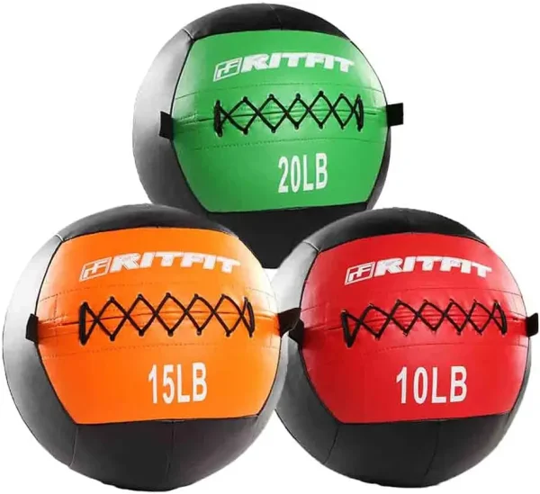 Medicine Ball / weight ball, Fitness Gym Equipment for Core Training and Cross Training (5/10/15/20/25/30 lbs)