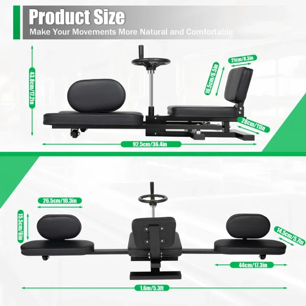 Leg Stretcher, 3 Bar Leg Spreader, Heavy Duty Leg Split Machine for Leg Stretching, Leg Press Machine Flexibility - Image 5