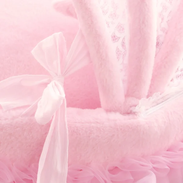 Pet Items - Dog Cat Princess Cradle Deluxe Bed Puppy Kitten Luxury Sofa Pet Supplies Cushion Accessories Products Basket Pink - Image 3