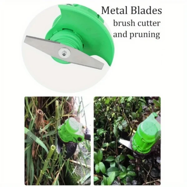2024 Upgraded Electric Weed Eater Cordless Weed Wacker Battery Operated Lawn Trimmer/Wheel Edger/Mini-Mower/Brush Cutter, - Image 4