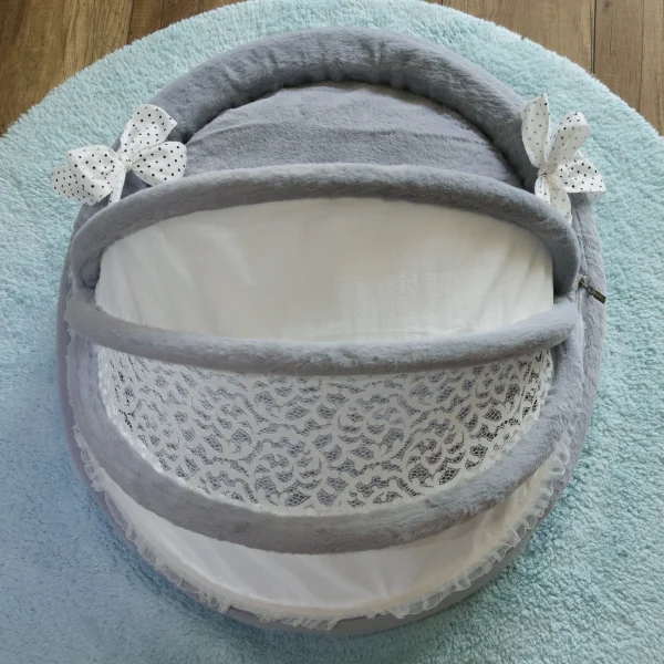 Pet Items - Dog Cat Princess Cradle Deluxe Bed Puppy Kitten Luxury Sofa Pet Supplies Cushion Accessories Products Basket Pink - Image 6