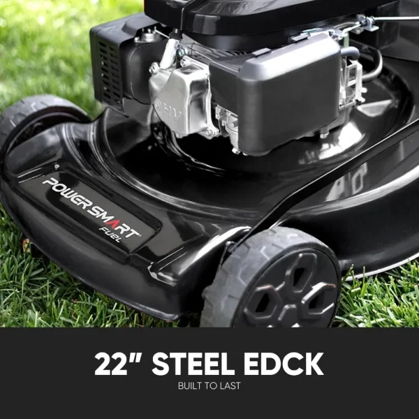 PowerSmart Self Propelled Gas Lawn Mower, 22 in. 170cc OHV Engine 3-in-1 Rear Wheel Drive, 6-Position Height Adjustment, - Image 6
