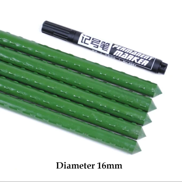 48”（120cm） Length Plant Stakes Gardening Pillar Plastic Coated Steel Pipe For Supporting Climbing Plants Flowers and Vegetables - Image 4