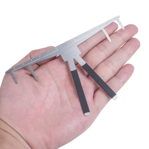 Second-Generation Three-Point Positioning and Balancing Eyebrow Ruler, Tattoo and Embroidery Eyebrow Thrush Artifact, Tattoo Positioning Ruler, Eyebrow Tattoo Measurement and Thrush Card - Image 5