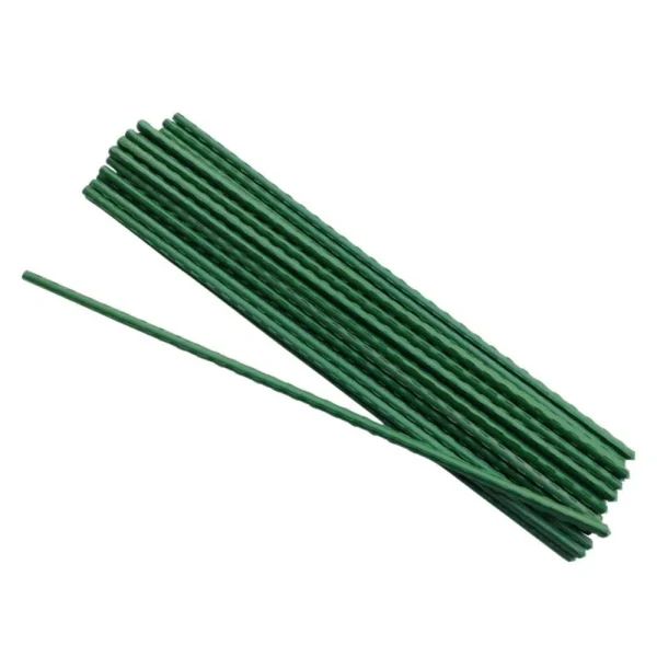 48”（120cm） Length Plant Stakes Gardening Pillar Plastic Coated Steel Pipe For Supporting Climbing Plants Flowers and Vegetables - Image 3