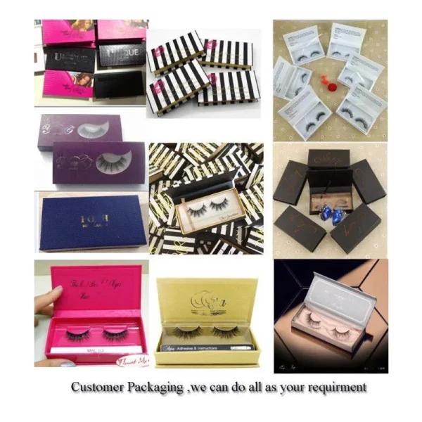 LEHUAMAO Mink Lashes 3D Mink Eyelashes Customer Packaging Can Do All As Your Requirment Contact us to confirm the custom price - Image 6