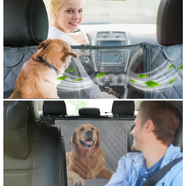 PETRAVEL Dog Car Seat Cover Waterproof Pet Travel Dog Carrier Hammock Car Rear Back Seat Protector Mat Safety Carrier For Dogs - Image 3