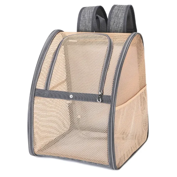 Pet Supplies Mesh Breathable Double Shoulder Dog Backpack Outdoor Travel Cat Bag Pet Summer Backpack - Image 8