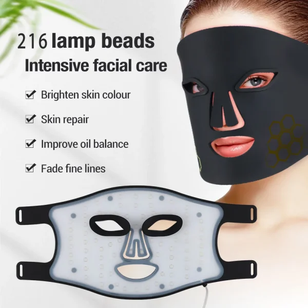 Red Light therapy  Mask 460nm 660nm 850nm LED Beauty Devices Face Instrument Rejuvenation Skin Anti Aging Wrinkle Skin Repair - Image 5