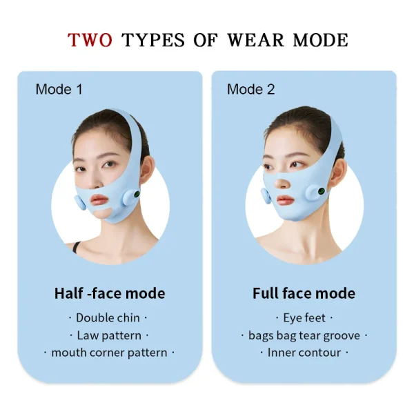 Electric V Face Facial Massager Facial Contouring Beauty Device EMS Microcurrent Skin Lifting Slimming Chin Shaping Massager - Image 5