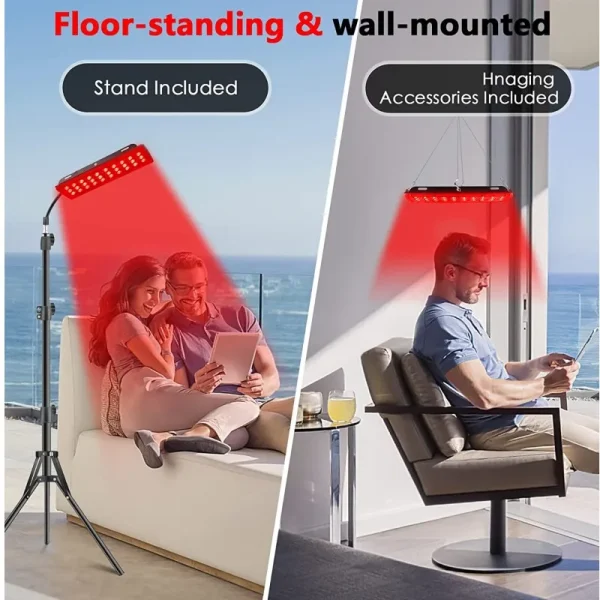 Astarexin Red Light Therapy Face Lamp Infrared Light Therapy Full Body Pain Relief Physiotherapy Skin Care Beauty  660nm 850nm - Image 4
