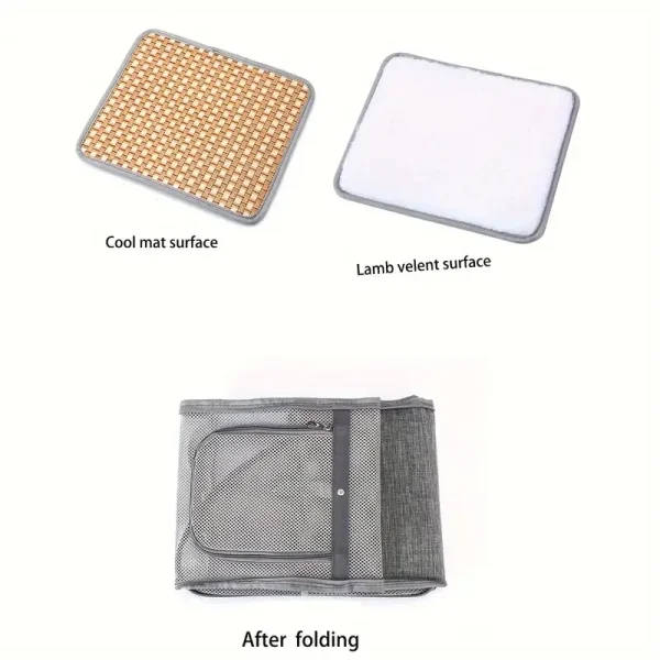 Pet Supplies Mesh Breathable Double Shoulder Dog Backpack Outdoor Travel Cat Bag Pet Summer Backpack - Image 4