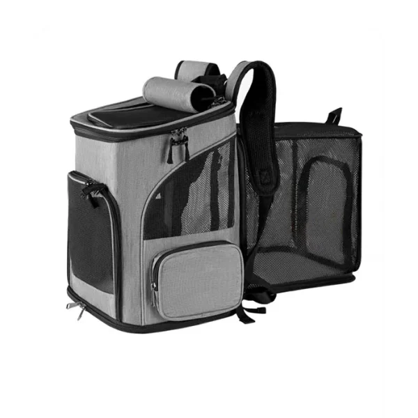 Breathable Pet Cat Carrier Backpack Foldable Pet Carrier Transport Travel Bag Expandable Large Capacity Creative for Cats Dogs - Image 7