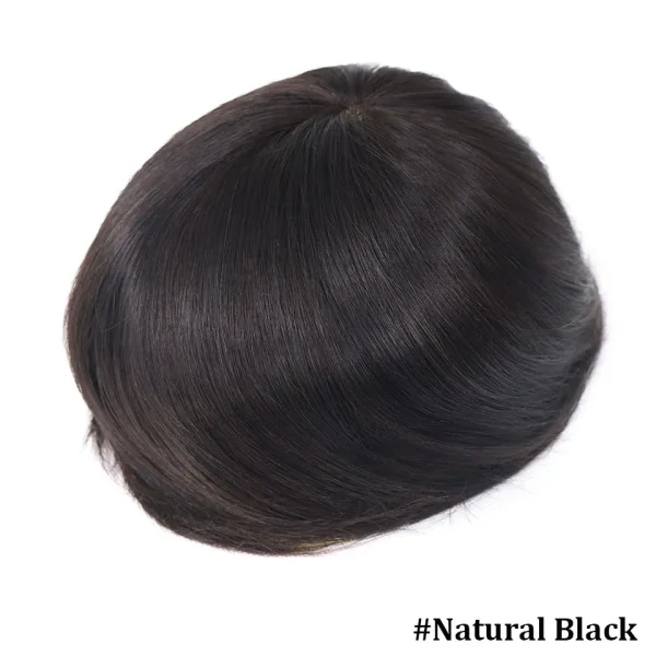 #613 Full Lace Men Toupee Blonde Human Hair Toupee Male Wig For Men Remy Human Hair Systems Unit Men's Capillary Prosthesis - Image 8