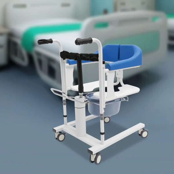 Hydraulic Patient Lifting Wheelchair for Home Transport Wheelchair Patient Lift Wheelchair - Image 2