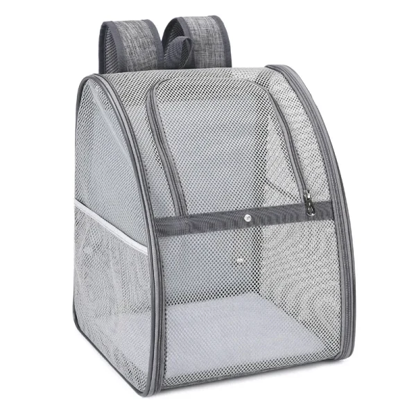 Pet Supplies Mesh Breathable Double Shoulder Dog Backpack Outdoor Travel Cat Bag Pet Summer Backpack - Image 7