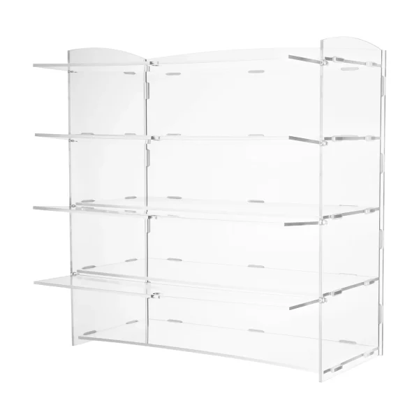 ﻿ 4 Tier Acrylic Display Case Bakery Pastry Display Case Retail  Shelf Donut Cookie Display Cabinet Case Plastic Case - Image 6