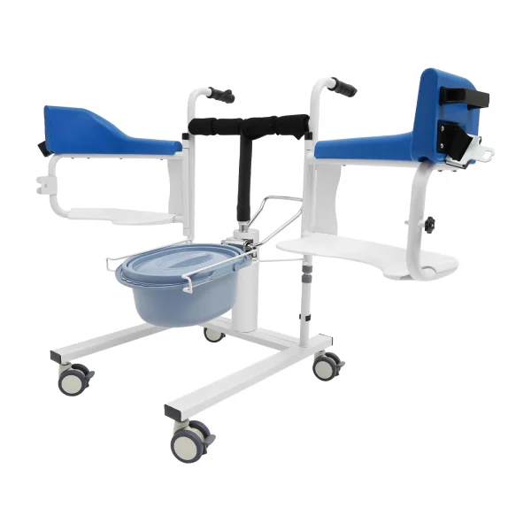 Hydraulic Patient Lifting Wheelchair for Home Transport Wheelchair Patient Lift Wheelchair - Image 3
